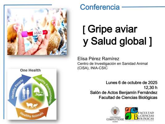 Gripe Aviar y Salud Global, Conferencia de Elisa Pérez.
